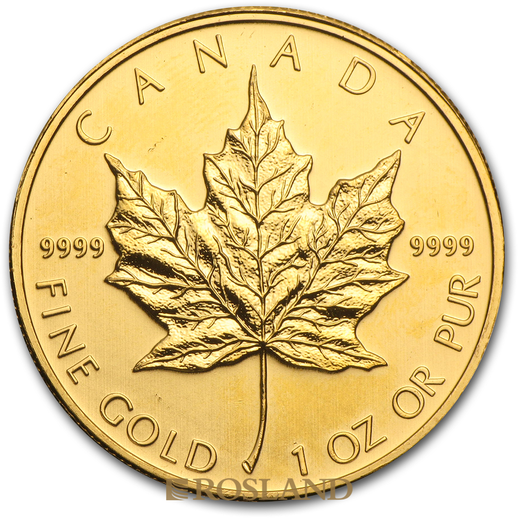 1 Unze Goldmünze Kanada Maple Leaf 2011