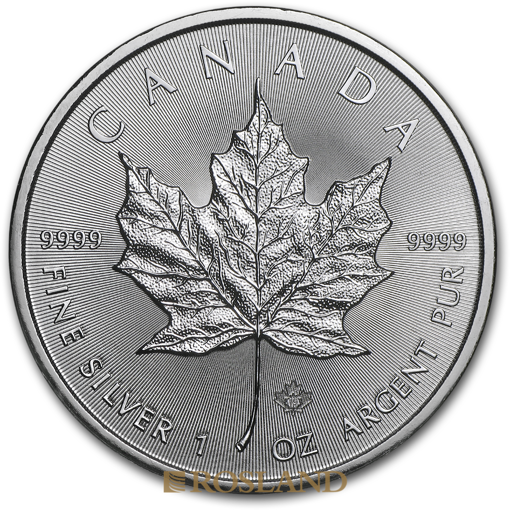 1 Unze Silbermünze Kanada Maple Leaf 2019