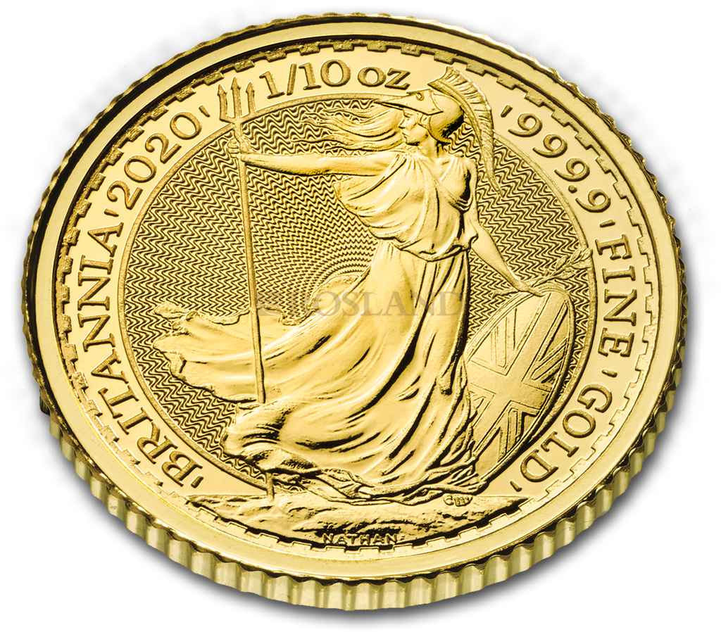 1/10 Unze Goldmünze Britannia 2020