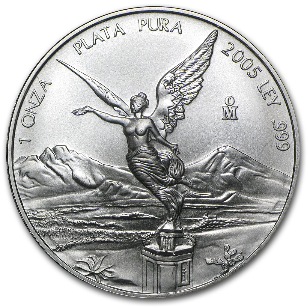 1 Unze Silbermünze Mexican Libertad 2005