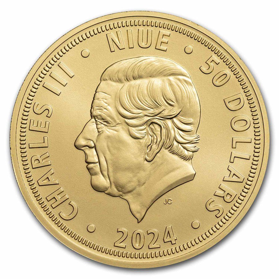1 Unze Goldmünze Tschechischer Löwe 2024