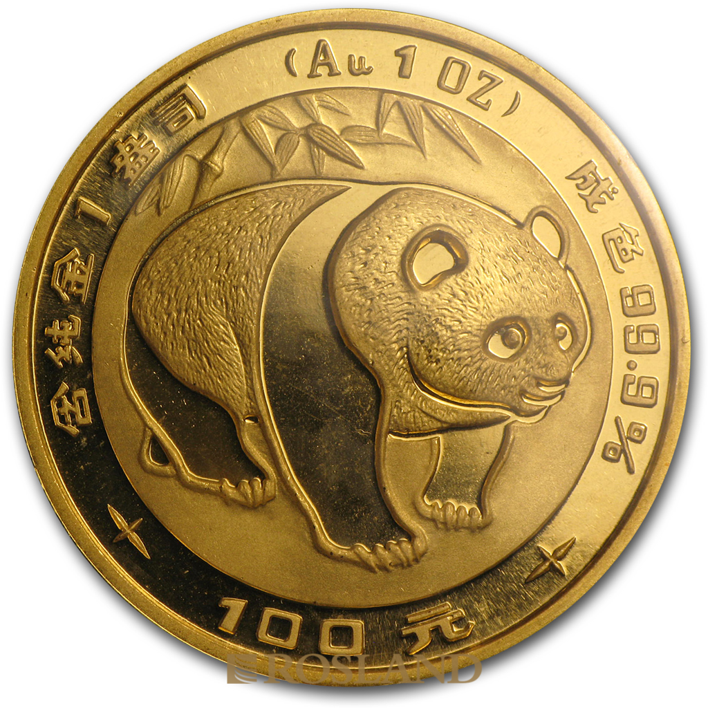 1 Unze Goldmünze China Panda 1983