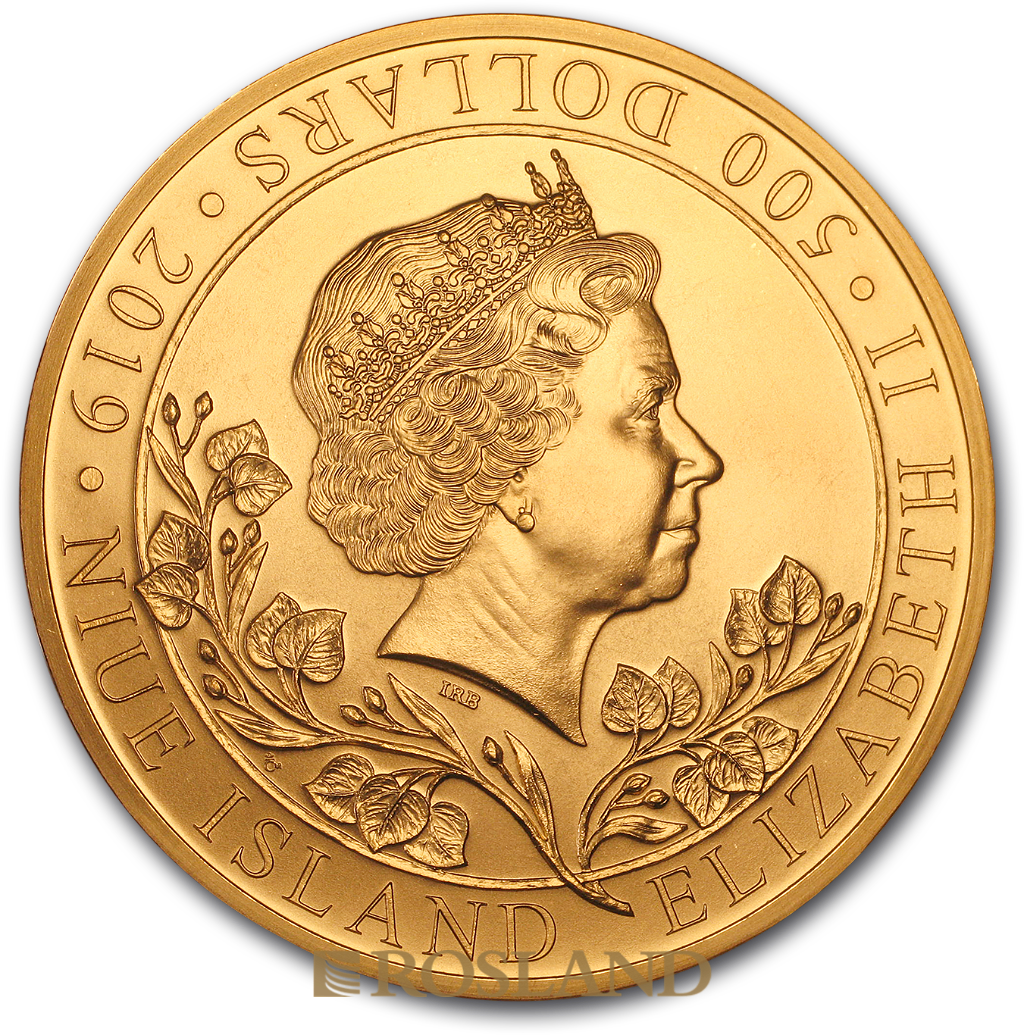 10 Unzen Goldmünze Tschechischer Löwe 2019 (Box, Zertifikat)