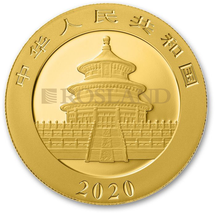 30 Gramm Goldmünze China Panda 2020