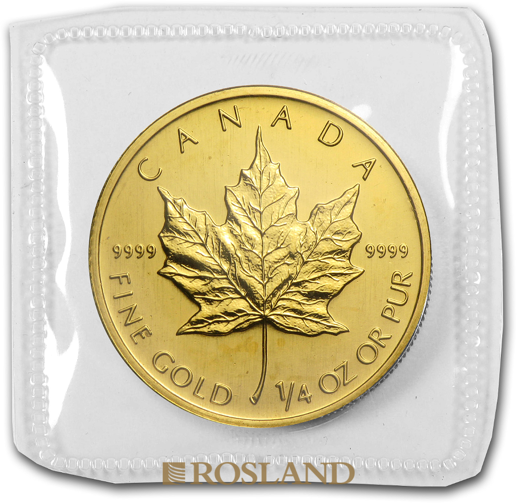 1/4 Unze Goldmünze Kanada Maple Leaf 2003