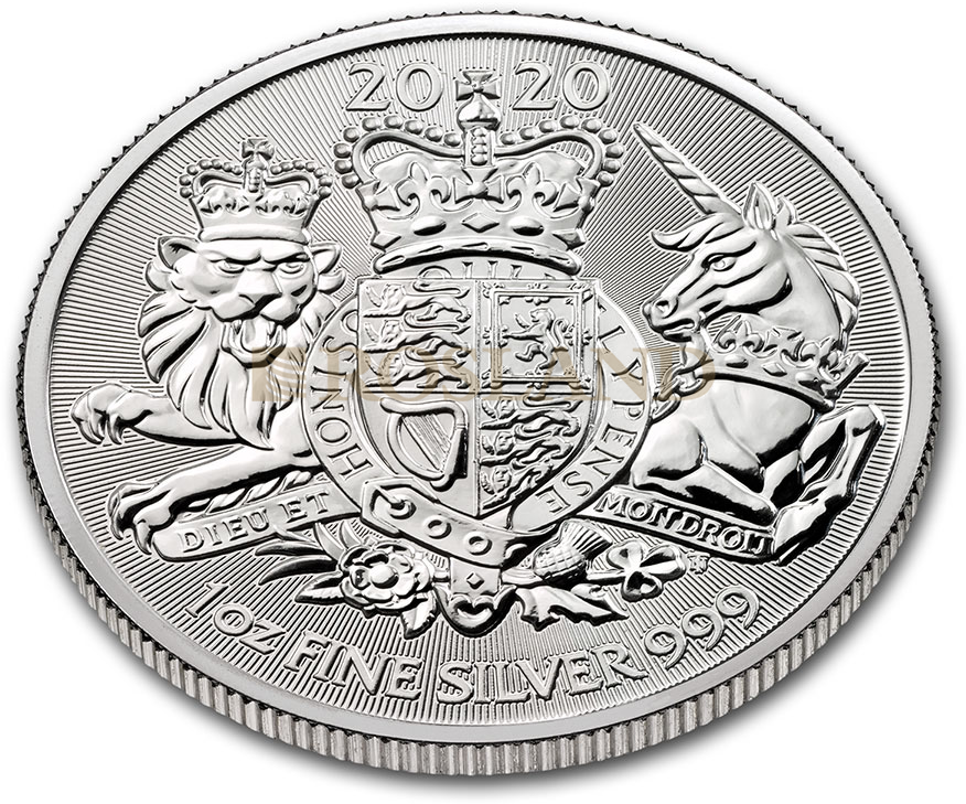 1 Unze Silbermünze Great Britain The Royal Arms 2020