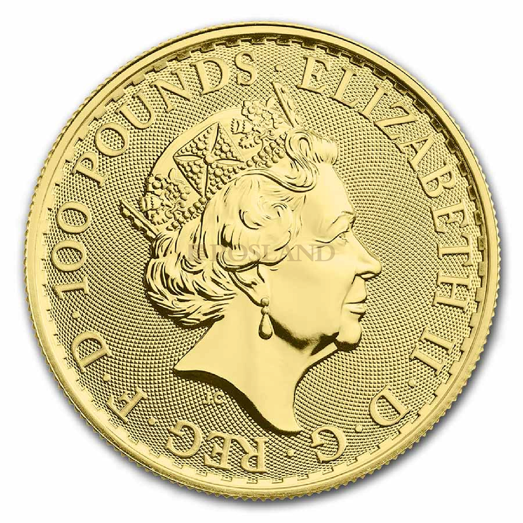 1 Unze Goldmünze Britannia 2023 Queen Elizabeth II