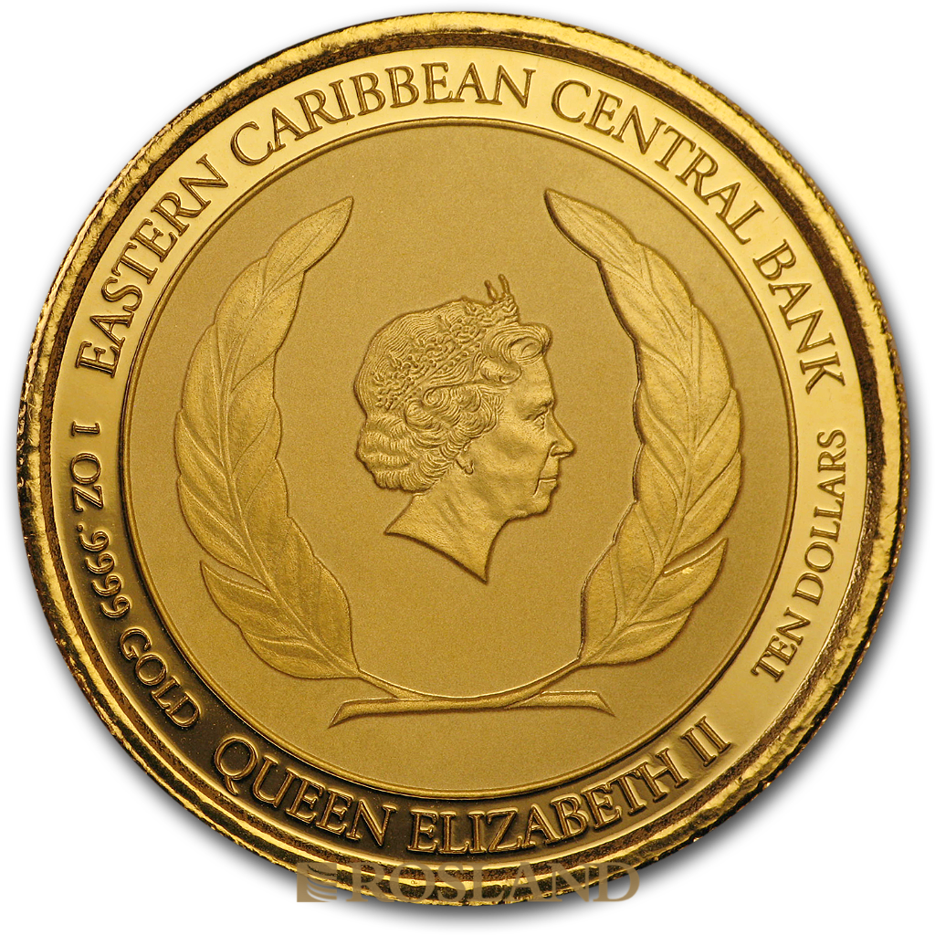 1 Unze Goldmünze EC8 Antigua & Barbuda Rum Runner 2019 PCGS PR-69 DCAM