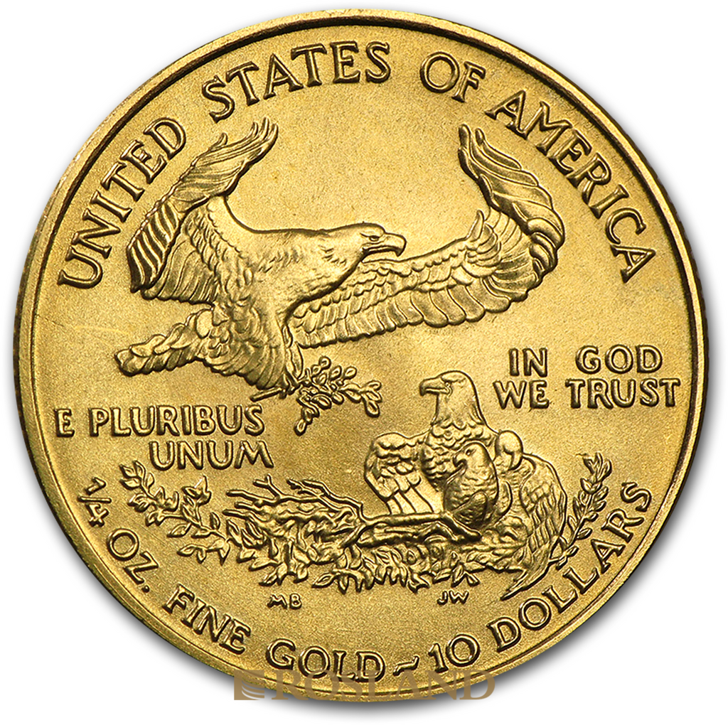 1/4 Unze Goldmünze American Eagle 2001