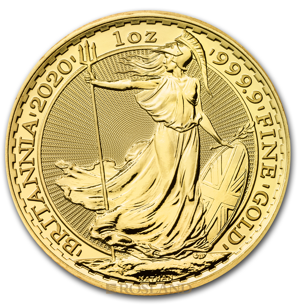1 Unze Goldmünze Britannia 2020