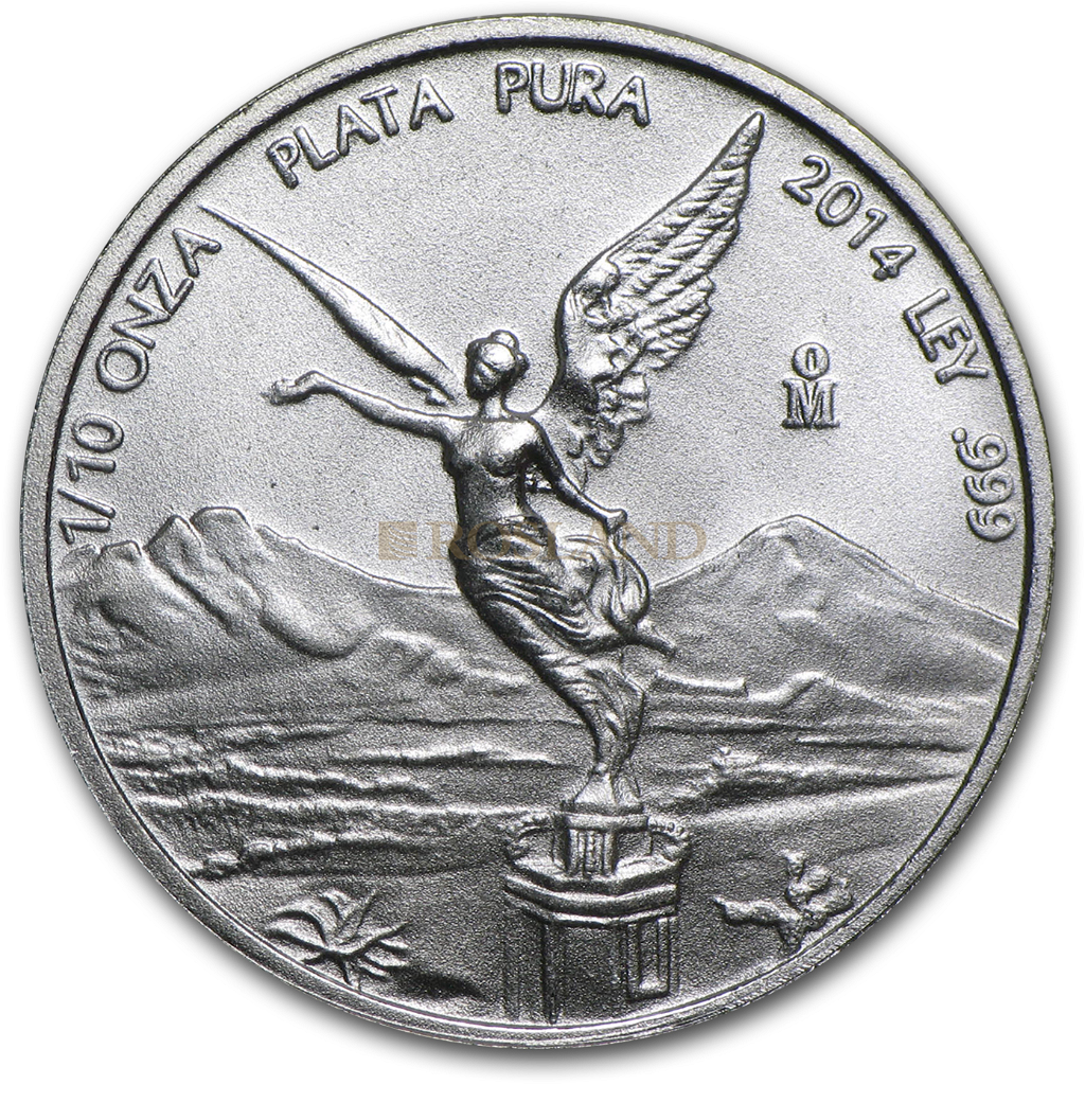 1/10 Unze Silbermünze Mexican Libertad 2014