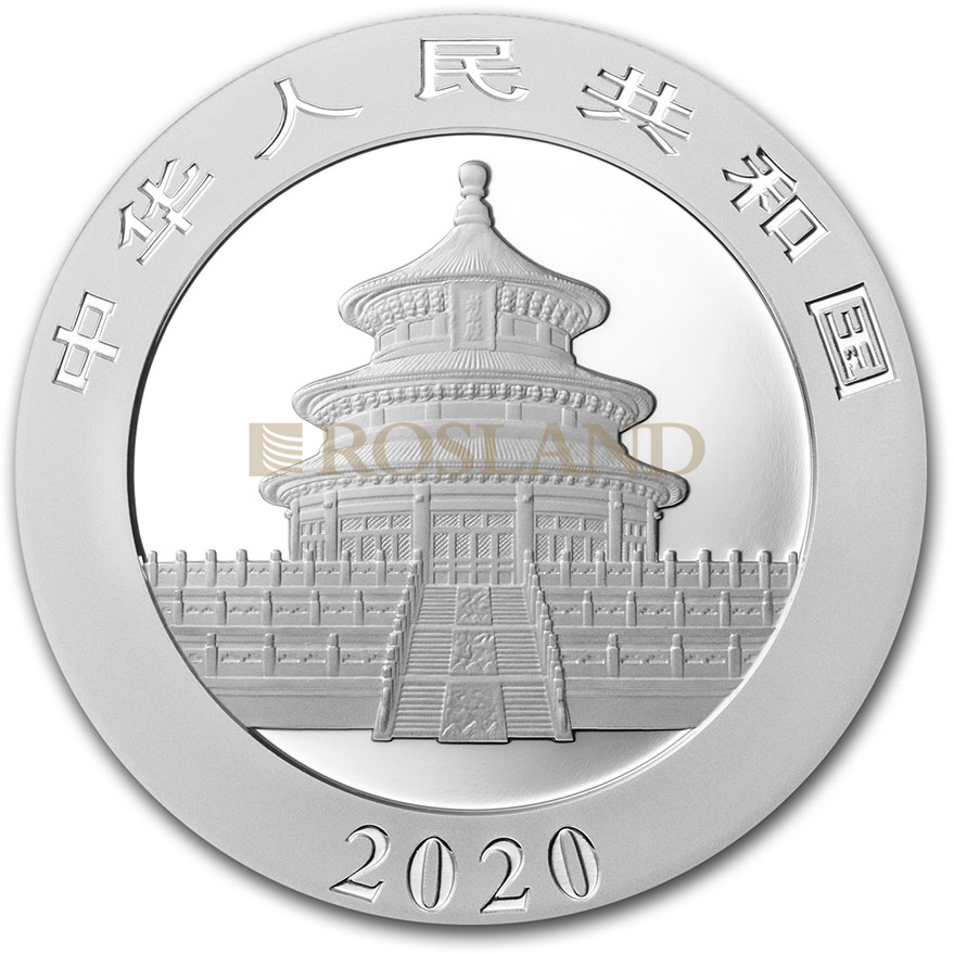 30 Gramm Silbermünze China Panda 2020