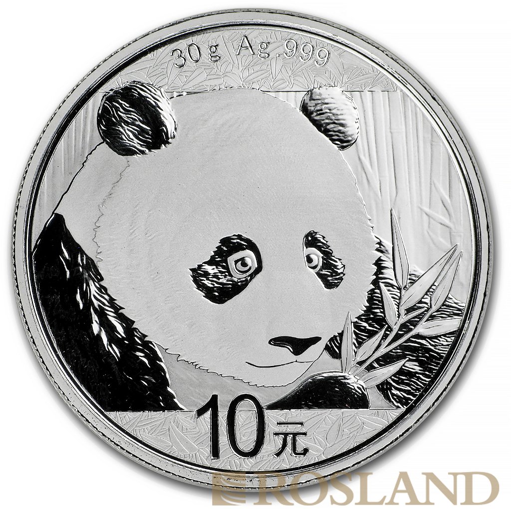 30 Gramm Silbermünze China Panda 2018