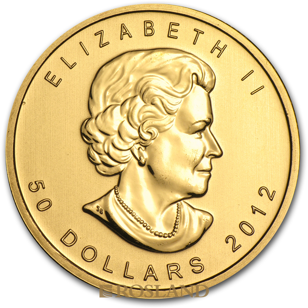 1 Unze Goldmünze Kanada Maple Leaf 2012