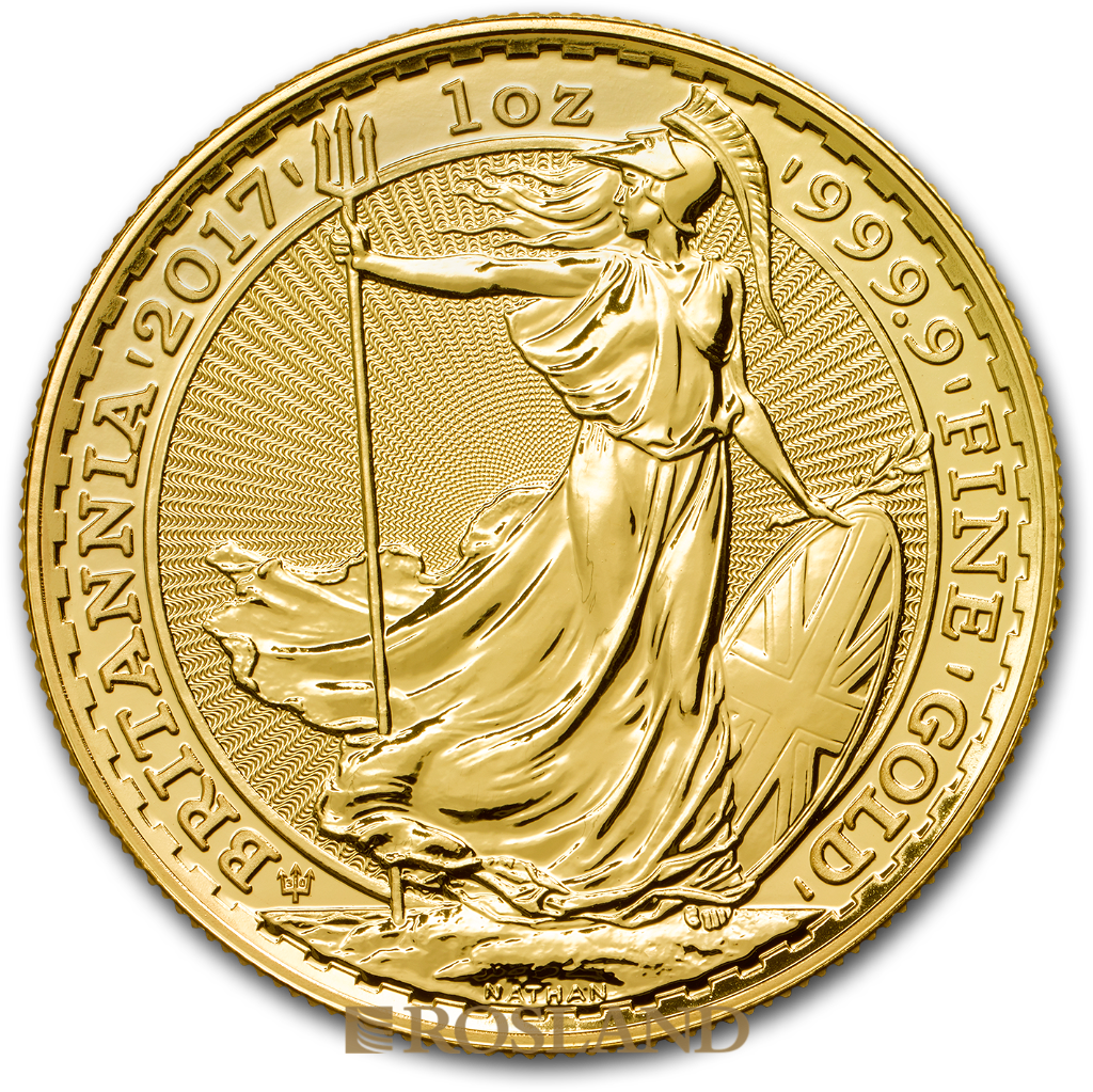 1 Unze Goldmünze Britannia 2017 - 30 Jahre Jubiläum