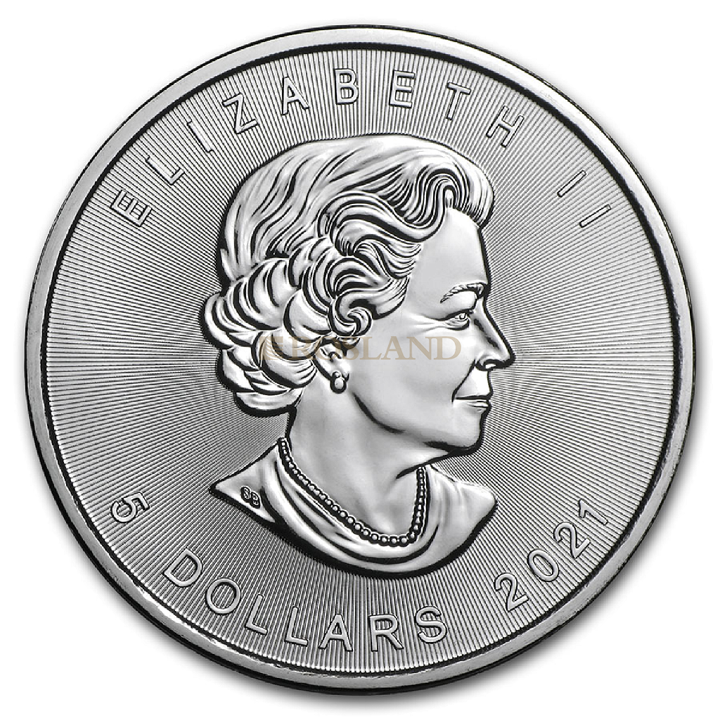 1 Unze Silbermünze Kanada Maple Leaf 2024