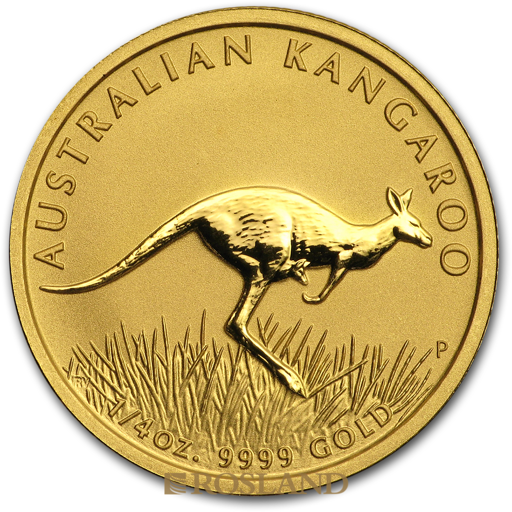 1/4 Unze Goldmünze Australien Känguru 2008