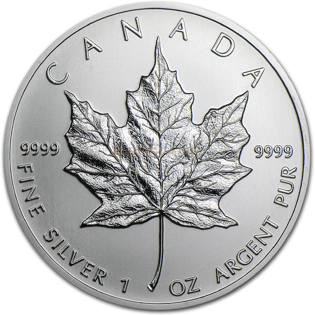 1 Unze Silbermünze Kanada Maple Leaf 2013