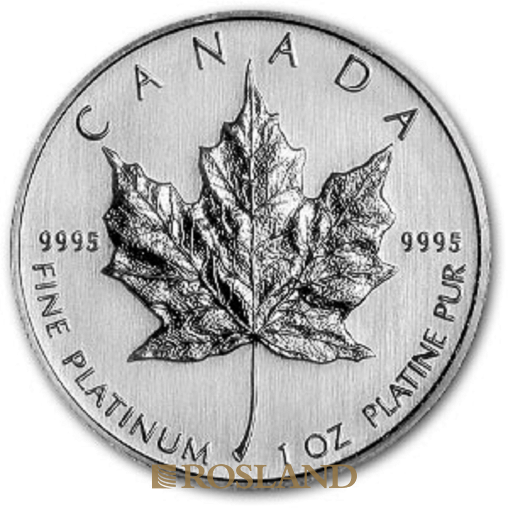 1 Unze Platinmünze Kanada Maple Leaf 2010