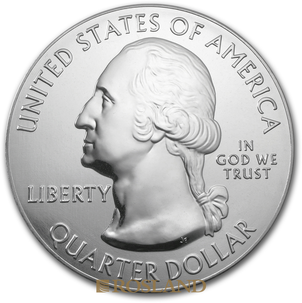 5 Unzen Silbermünze ATB George Rogers Clark National Historical Park 2017