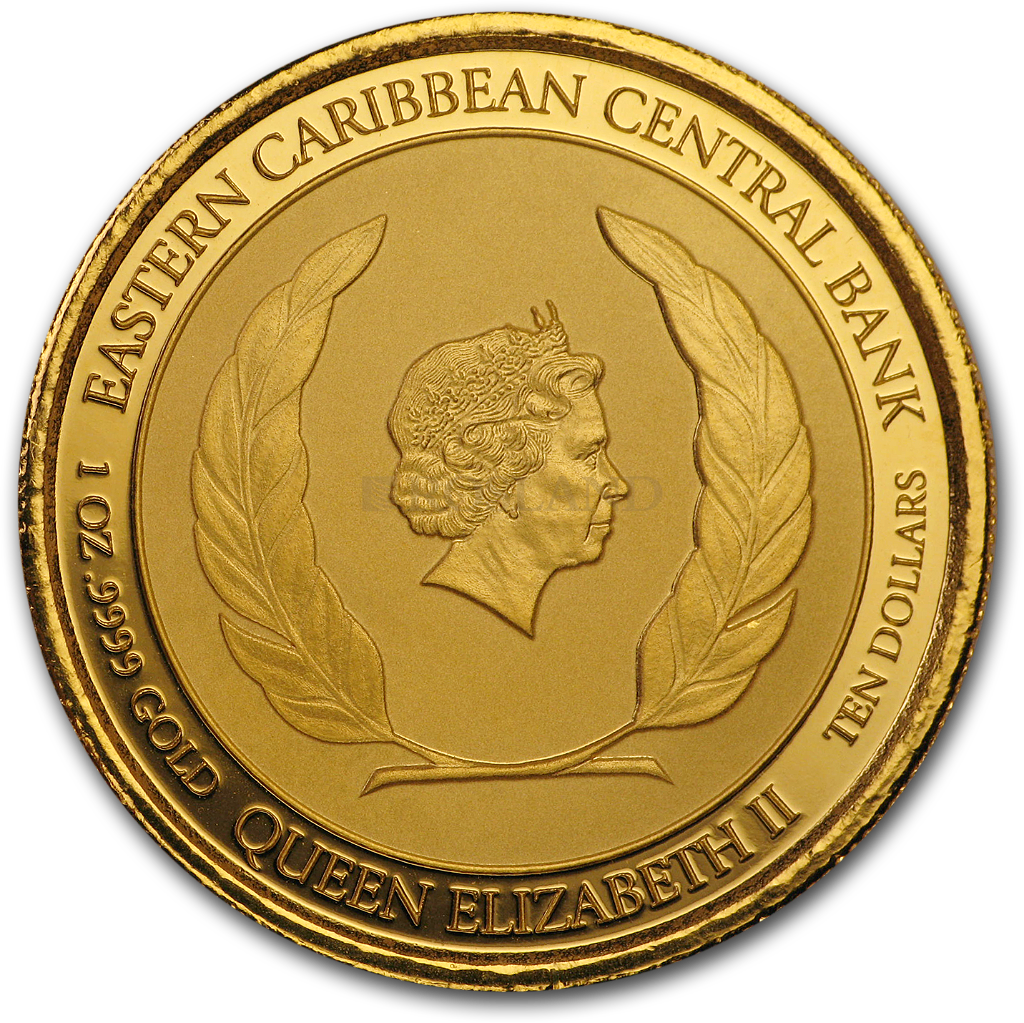 1 Unze Goldmünze EC8 Antigua & Barbuda Rum Runner 2019 PCGS MS-69 (Shield)