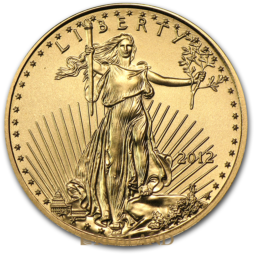 1/10 Unze Goldmünze American Eagle 2012