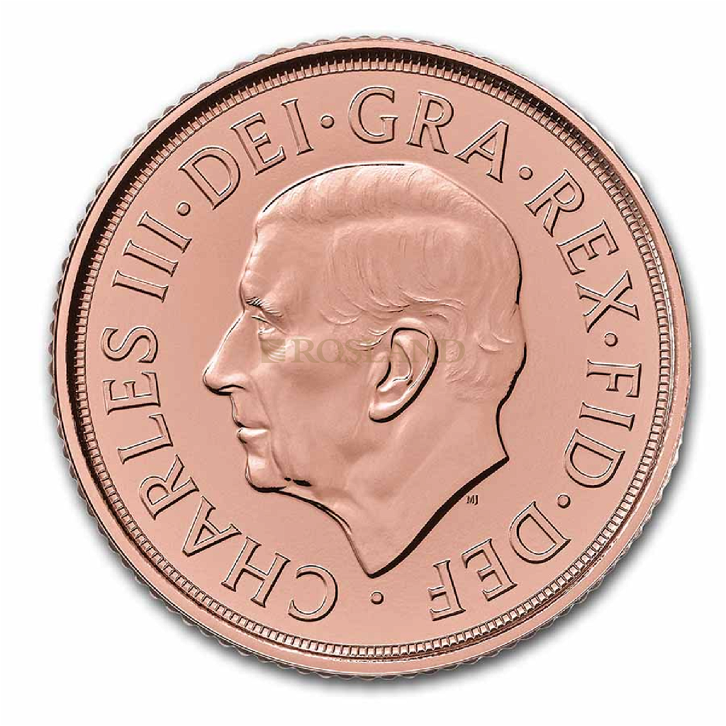 1 Sovereign Goldmünze Großbritannien 2022 Memorial King Charles