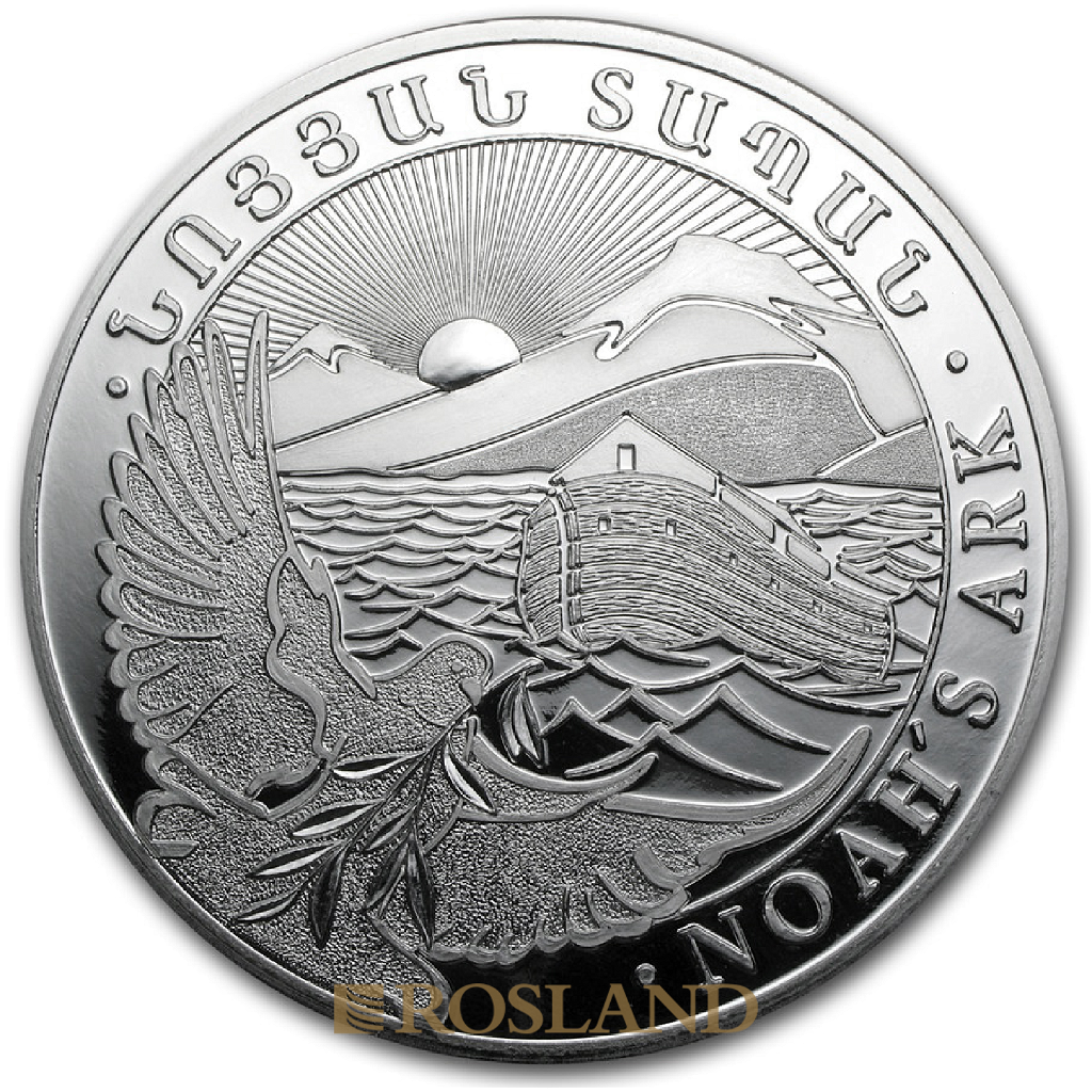 1 Kilogramm Silbermünze Armenien Arche Noah 2015