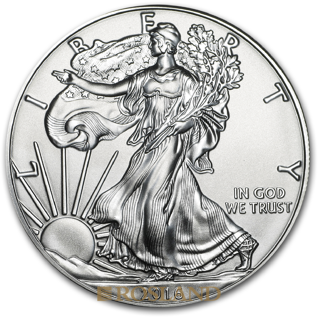 1 Unze Silbermünze American Eagle 2016