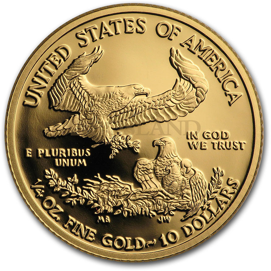1,85 Unzen - 4 Goldmünzen Set American Eagle 2020 PP (W, Box, Zertifikat)
