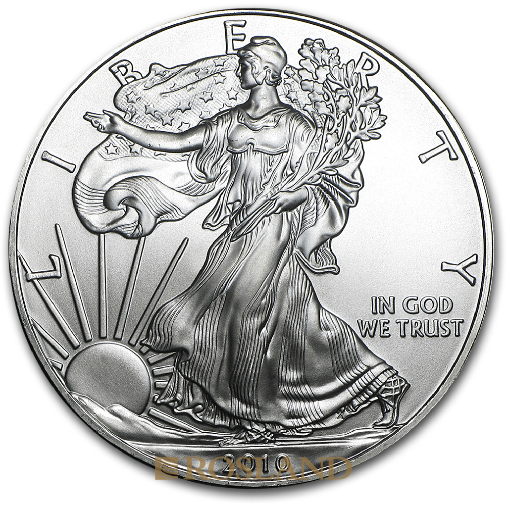 1 Unze Silbermünze American Eagle 2010