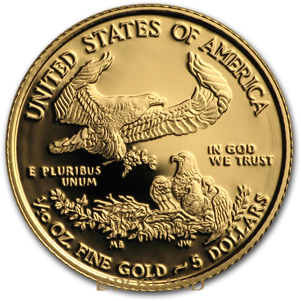 1/10 Unze Goldmünze American Eagle 2018 PP (W, Box, Zertifikat)