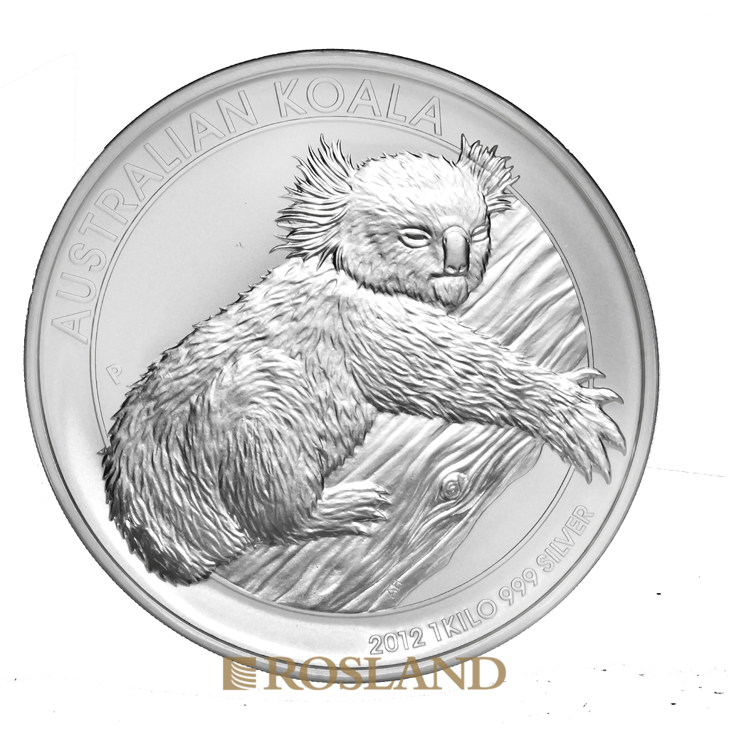 1 Kilogramm Silbermünze Koala 2012