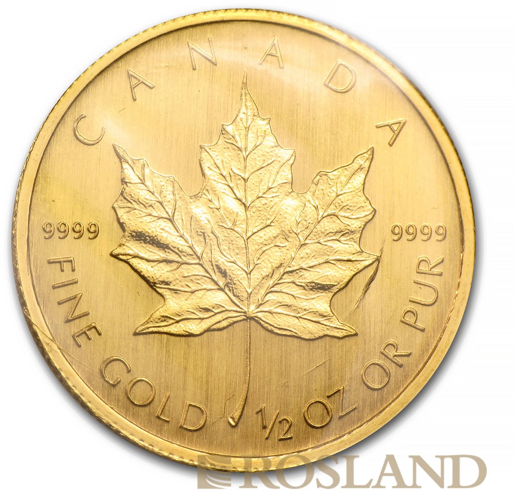 1/2 Unze Goldmünze Kanada Maple Leaf 2009