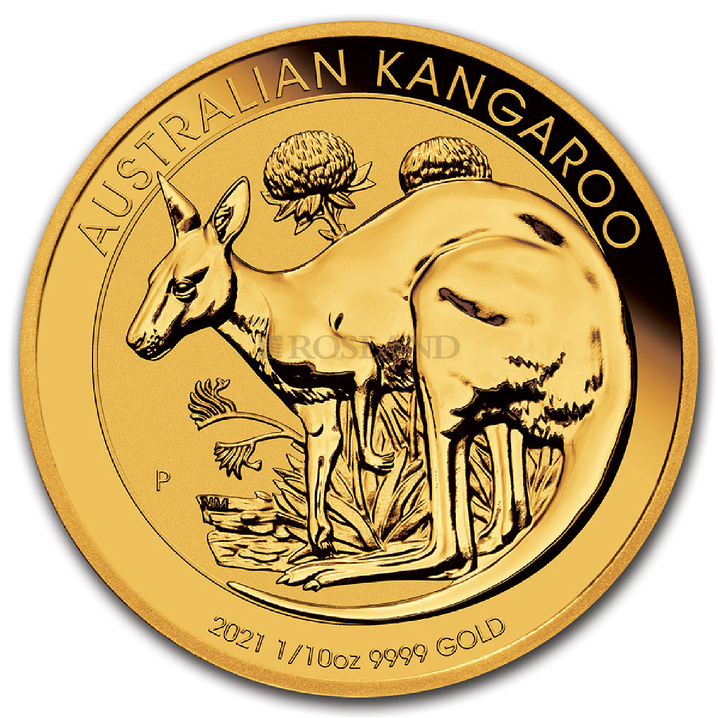 1/10 Unze Goldmünze Australien Känguru 2021