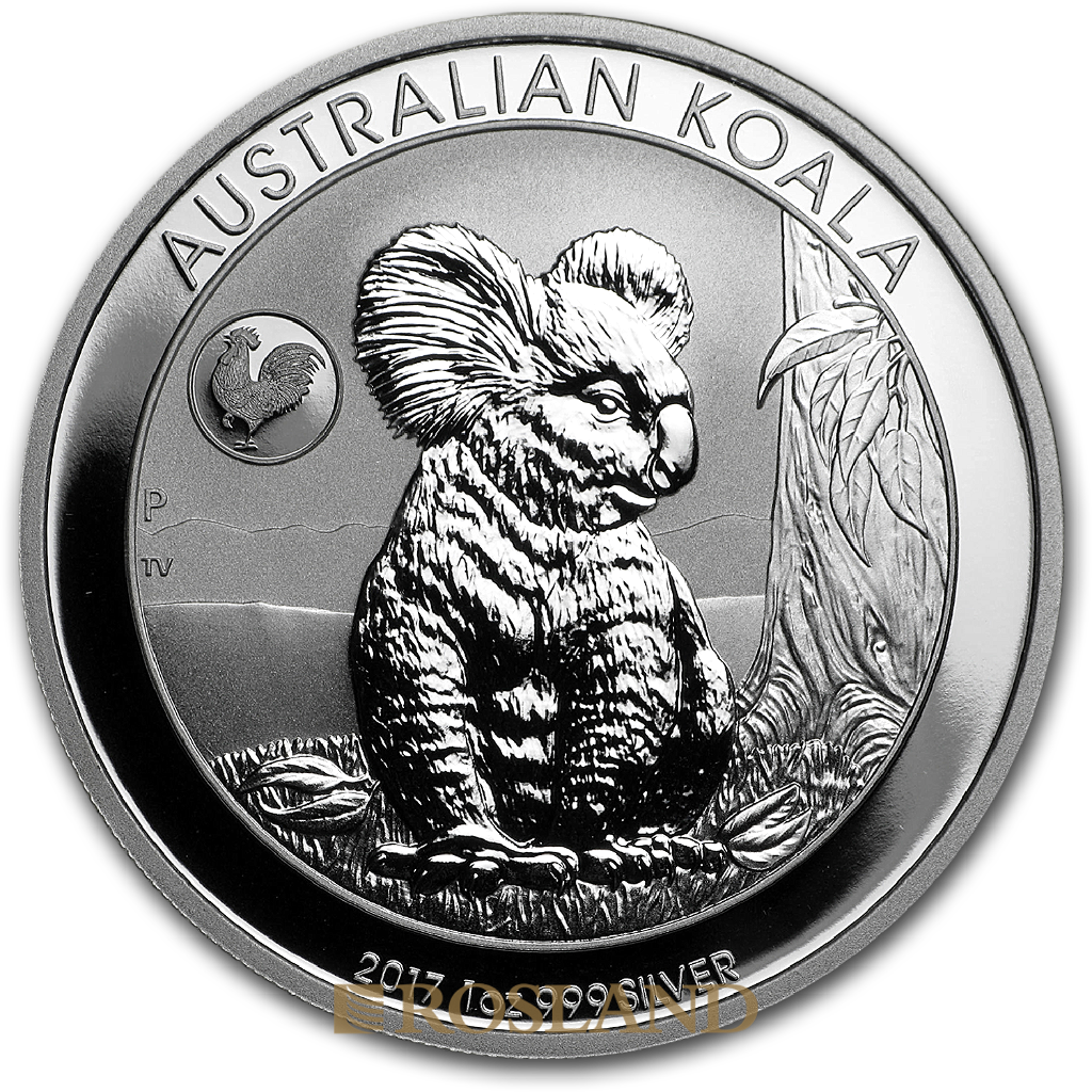 1 Unze Silbermünze Koala 2017 (Hahn Privy)