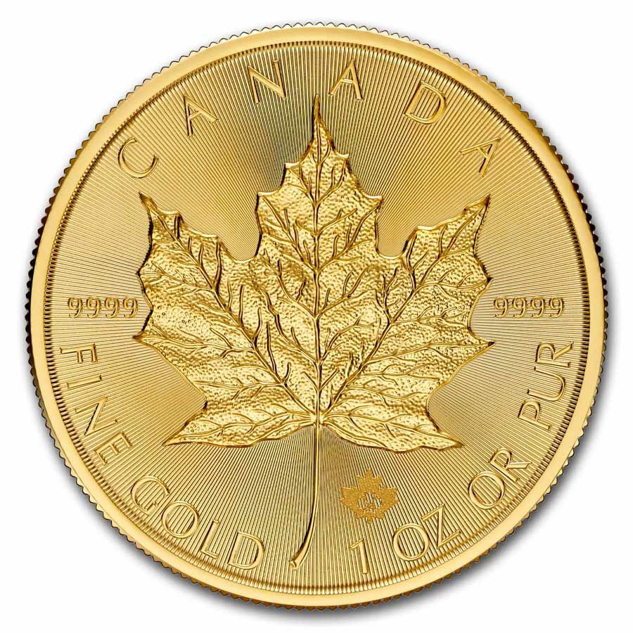 1 Unze Goldmünze Kanada Maple Leaf 2024