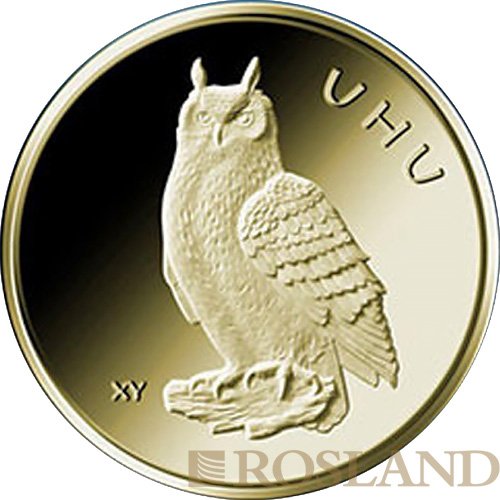 20 Euro Goldmünze Heimische Vögel - Uhu 2018 Karlsruhe (G)