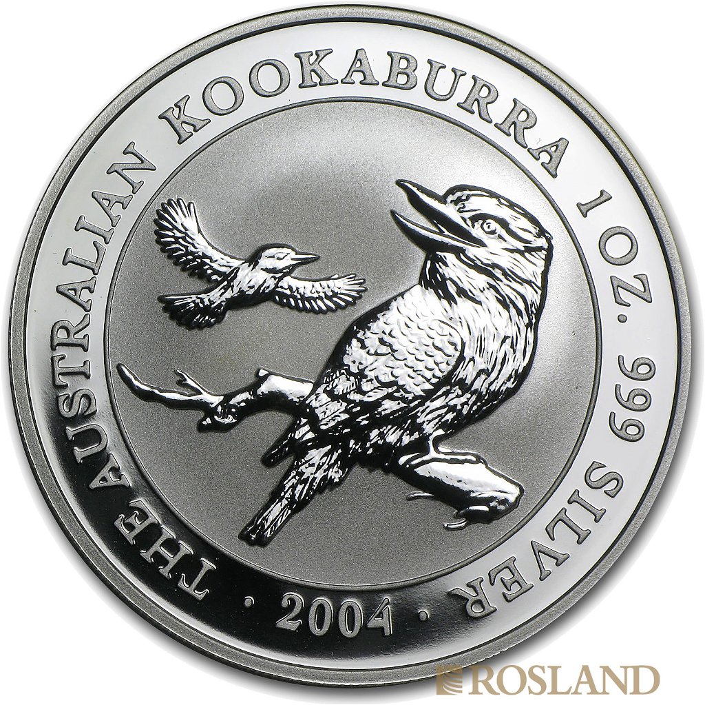 1 Unze Silbermünze Kookaburra 2004