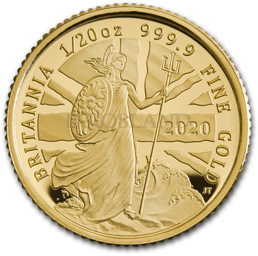60 Gramm - 6 Goldmünzen Britannia Set 2020 PP (Box, Zertifikat)