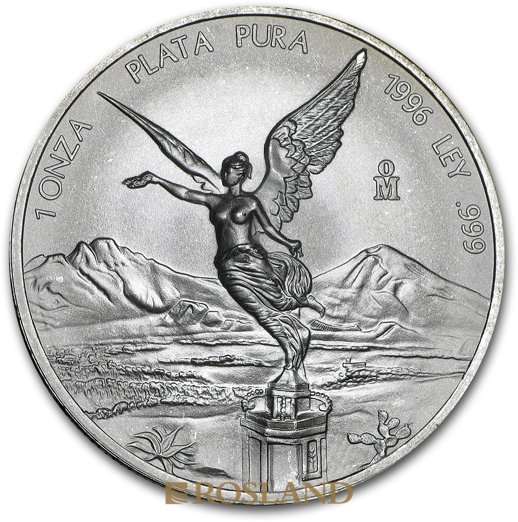 1 Unze Silbermünze Mexican Libertad 1996