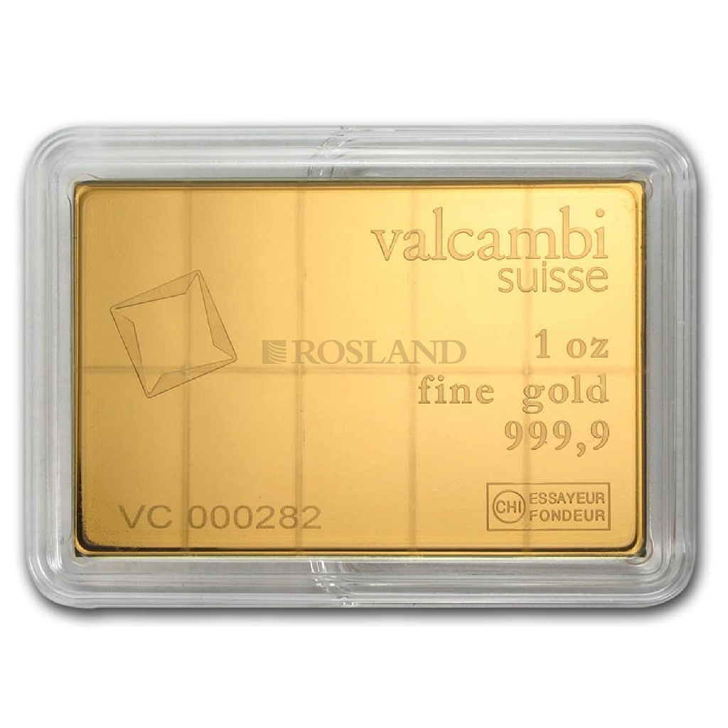 10x 1/10 Unzen Goldbarren Valcambi CombiBar™