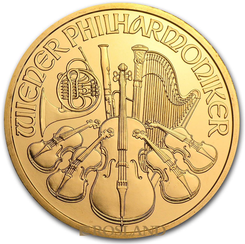 1 Unze Goldmünze Wiener Philharmoniker 2001