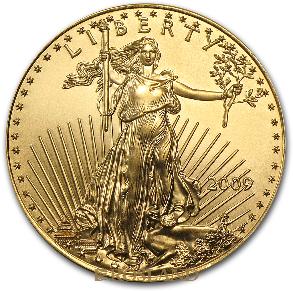 1 Unze Goldmünze American Eagle 2009