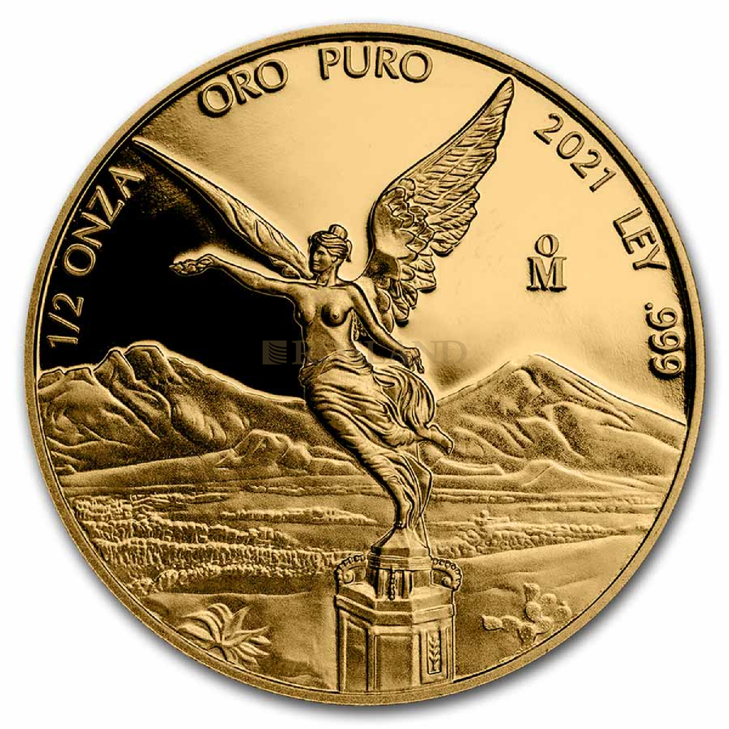 1,9 Unzen 5 Goldmünzen Set Mexican Libertad 2021 PP (Box, Zertifikat)