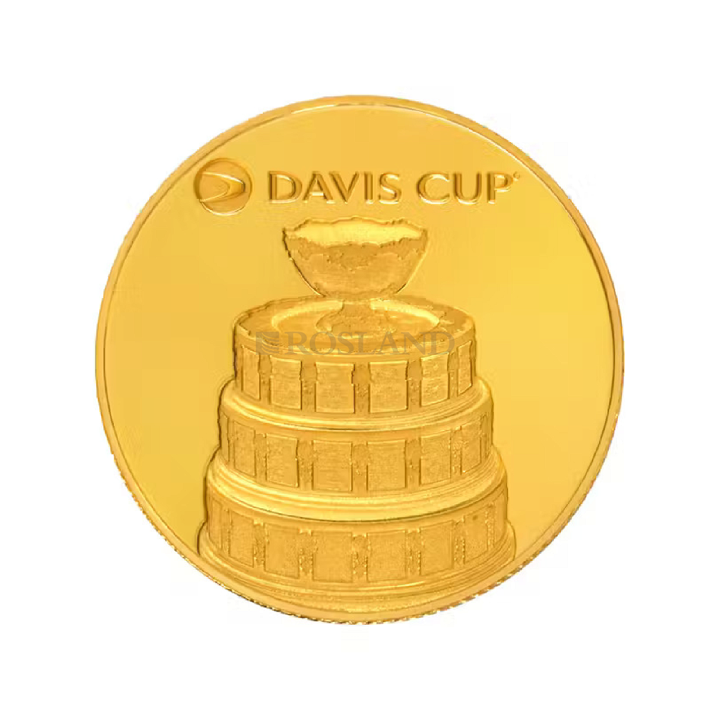 1/4 Unzen Goldmünze Davis cup 2021 PP (Blister, Zertifikat)