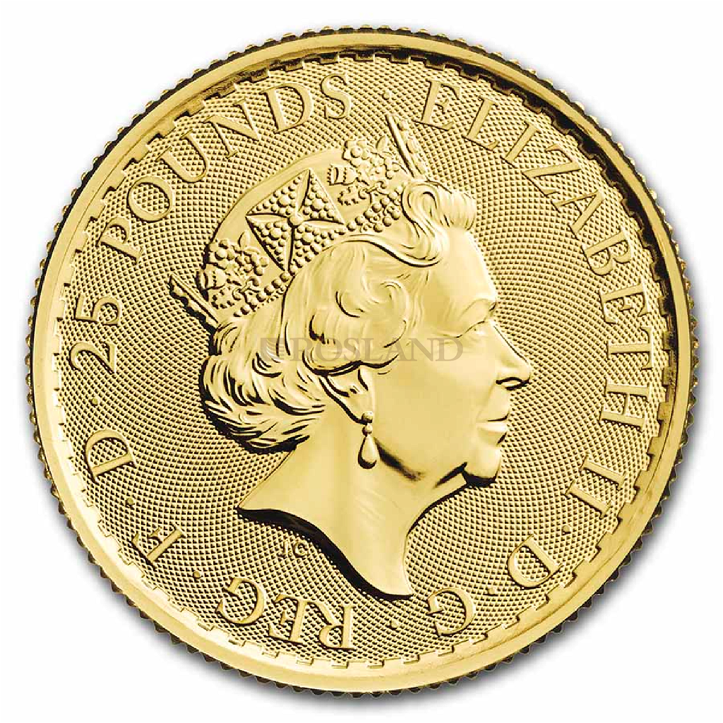 1/4 Unze Goldmünze Britannia 2023 Queen Elizabeth II