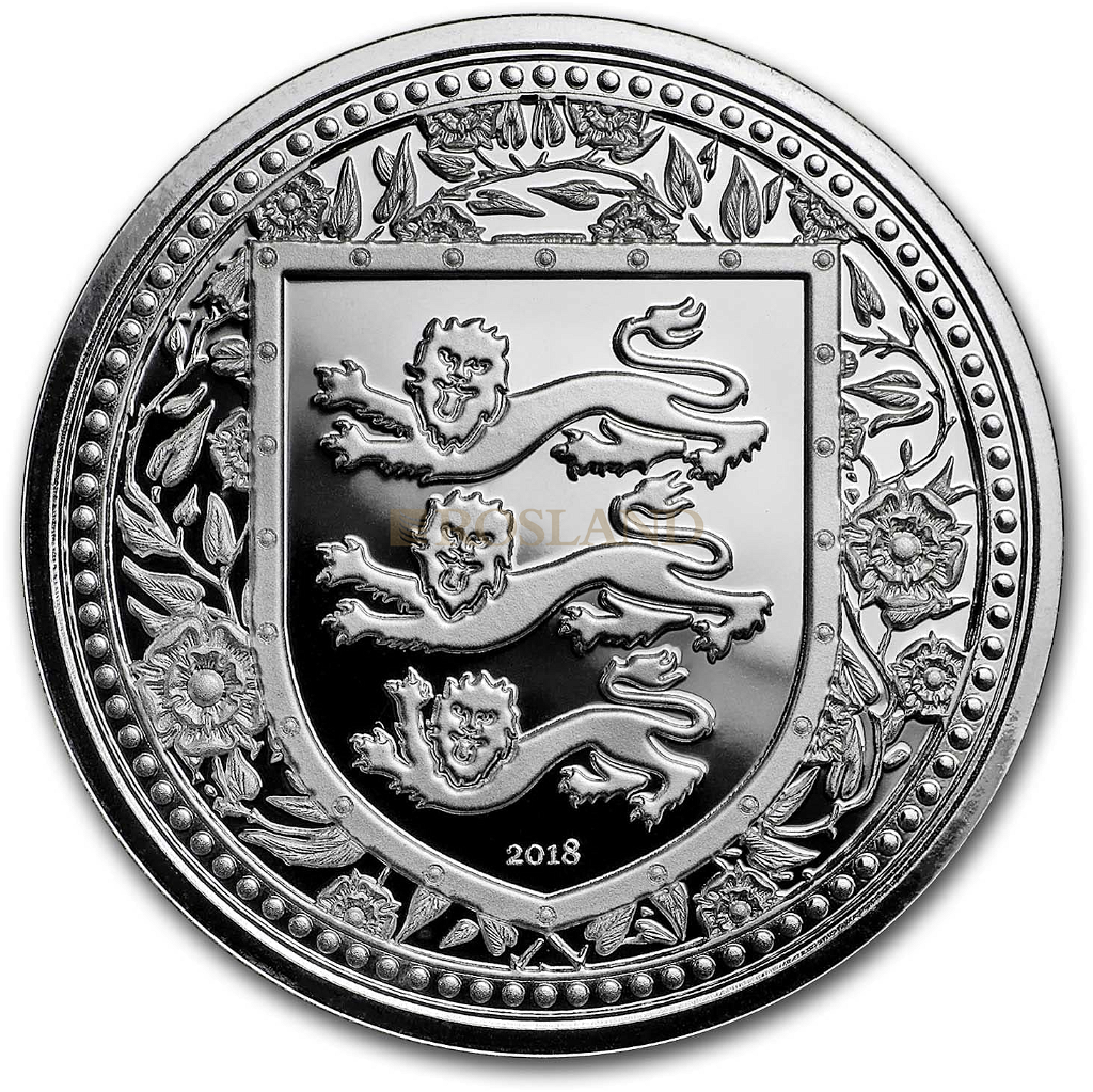 1 Unze Silbermünze Royal Arms of England 2018