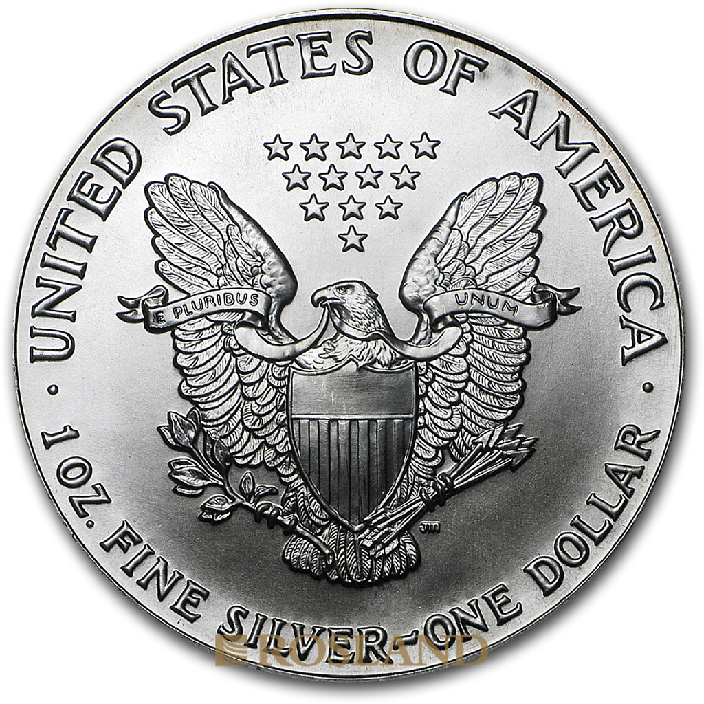 1 Unze Silbermünze American Eagle 1990