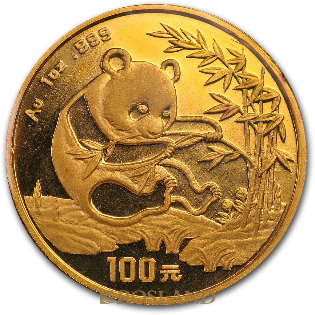 1 Unze Goldmünze China Panda 1994